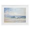 Stupell Industries Watercolor Beach Serenity Black Framed Print Under Glass, design by Creative Studio